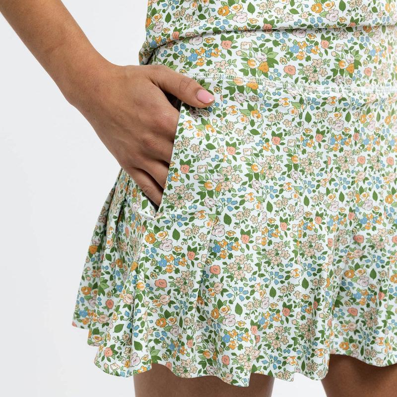 Smith & Quinn Grey Skort (14.5") - Posie Spritz