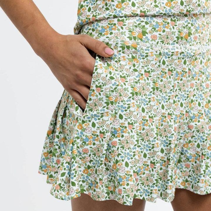 Smith & Quinn Grey Skort (14.5") - Posie Spritz