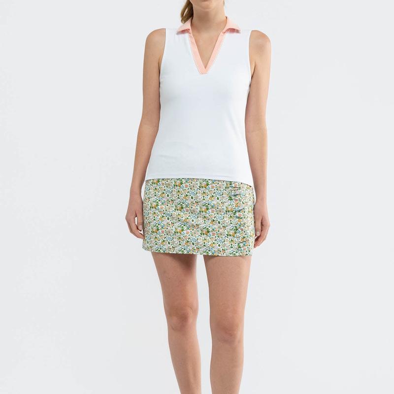 Smith & Quinn Jack S/L Polo - White/Melon