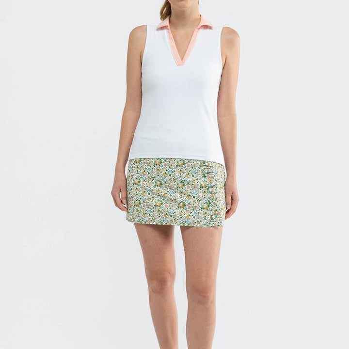 Smith & Quinn Jack S/L Polo - White/Melon