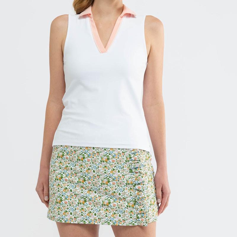 Smith & Quinn Jack S/L Polo - White/Melon