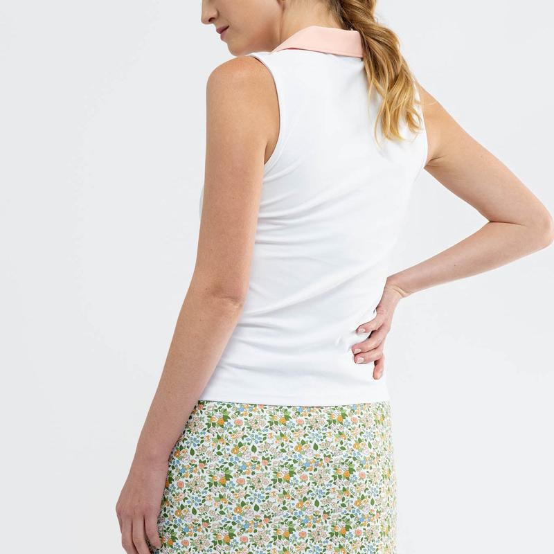 Smith & Quinn Jack S/L Polo - White/Melon
