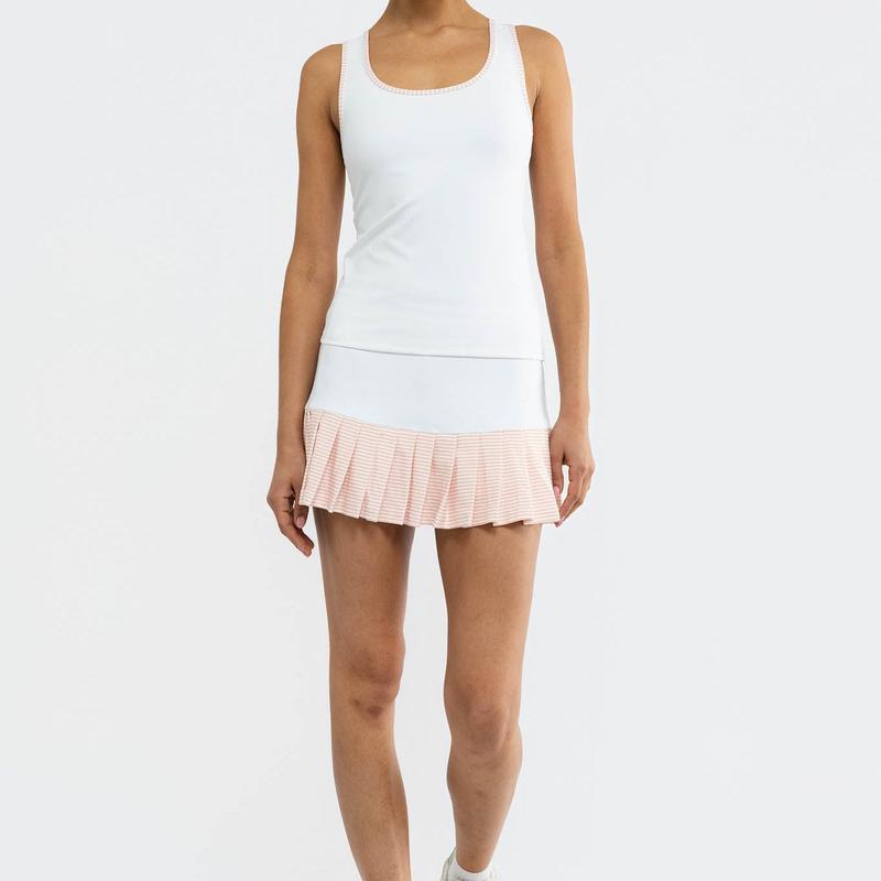 Smith & Quinn Mae S/L Tank - White/Melon