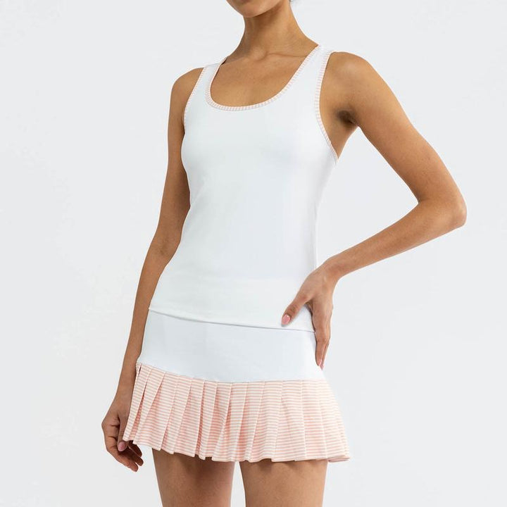Smith & Quinn Mae S/L Tank - White/Melon