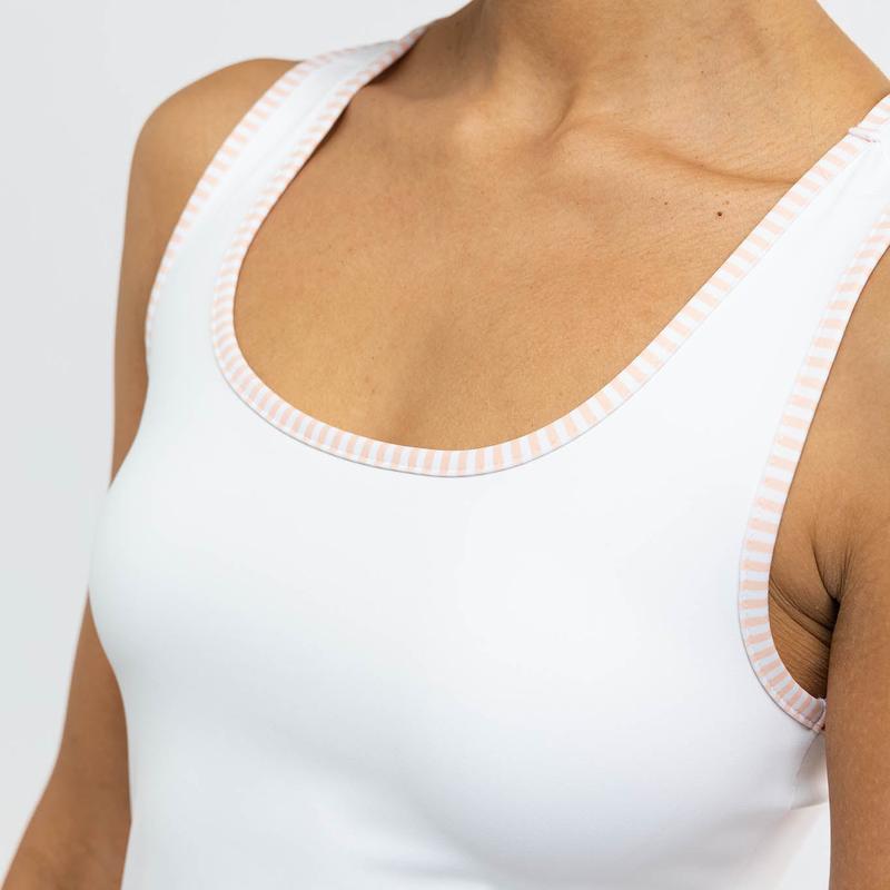 Smith & Quinn Mae S/L Tank - White/Melon