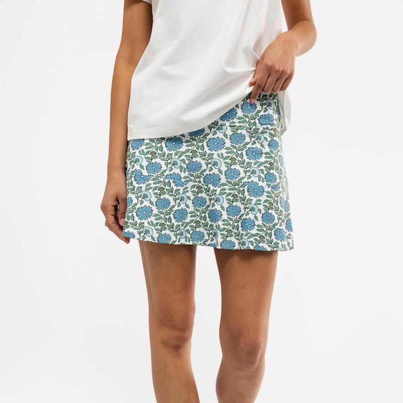Smith & Quinn Molly Skort (15.5") - Seasalt Blue Floral