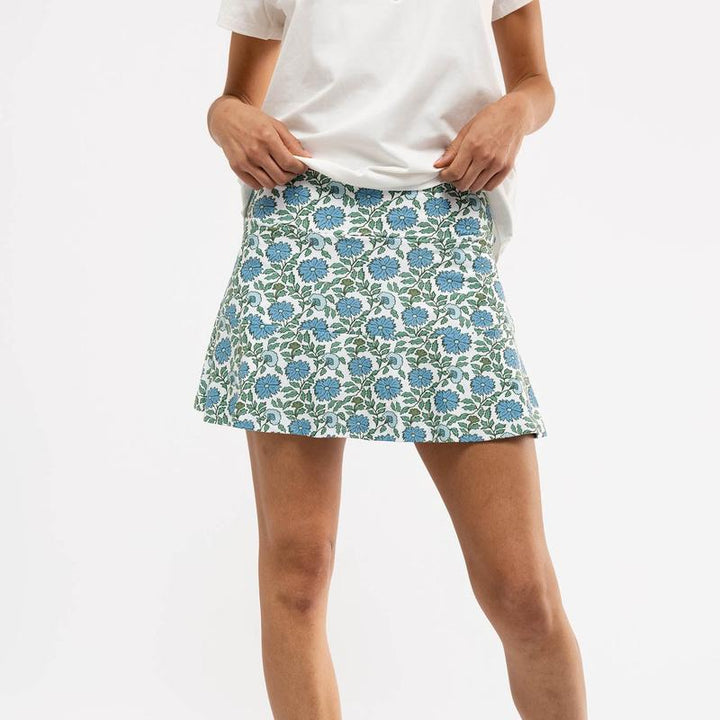 Smith & Quinn Molly Skort (15.5") - Seasalt Blue Floral