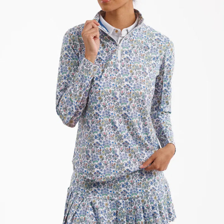 Smith & Quinn Ava Zip Pullover - Spring Sprig