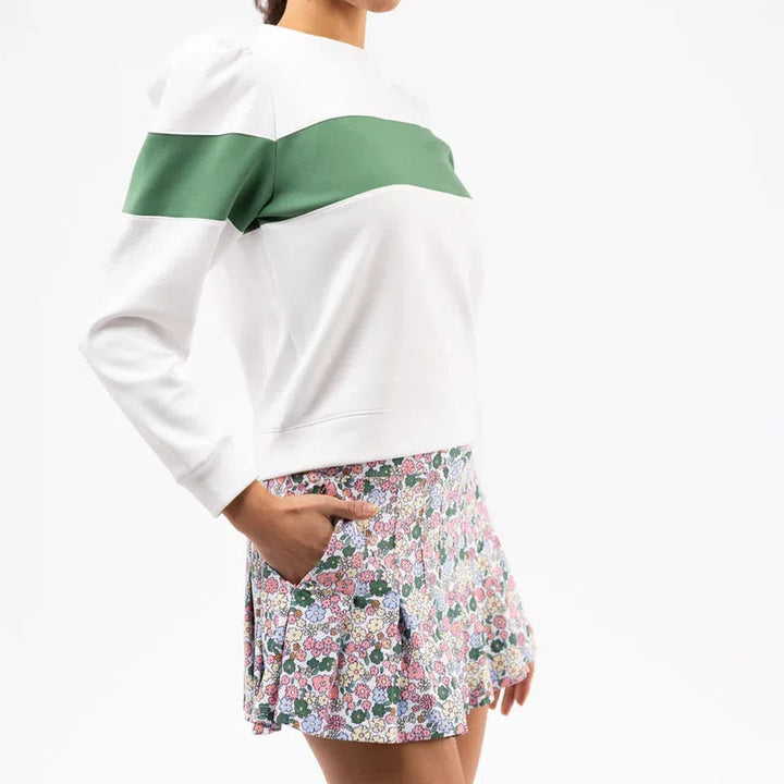 Smith & Quinn Peggy Sweatshirt - White/Boxwood