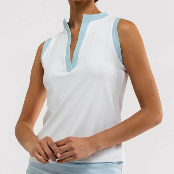 Smith & Quinn Stevie S/L Tank - White/Seasalt