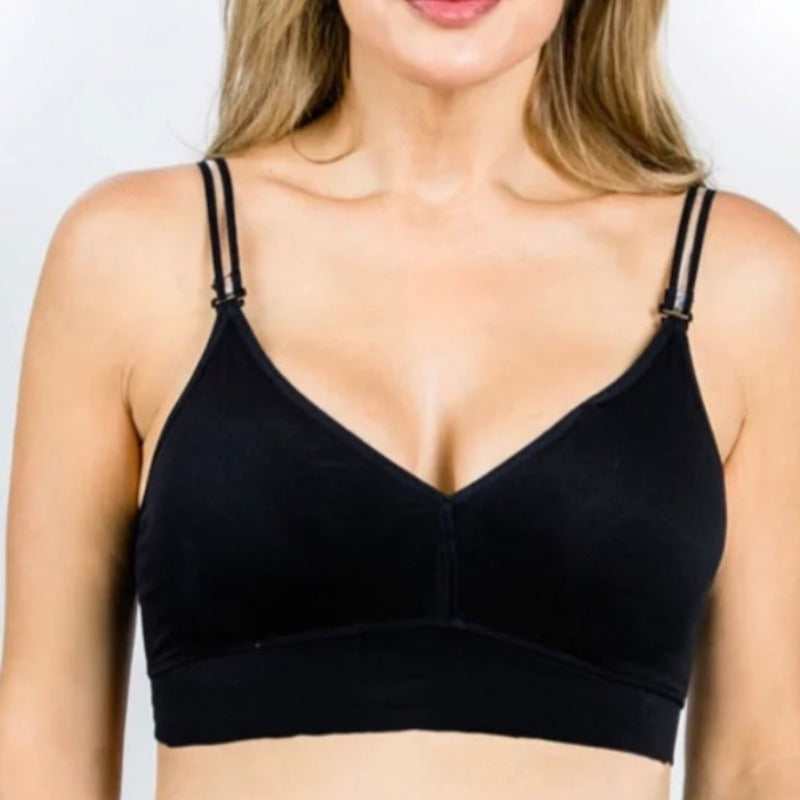 strap-its Black Plunge Convertible Bra - Assorted Straps