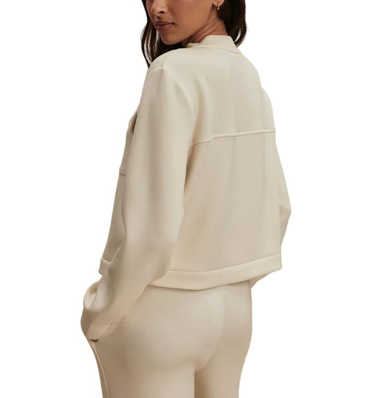 Varley Hartwell Button Sweat - Pristine Ivory
