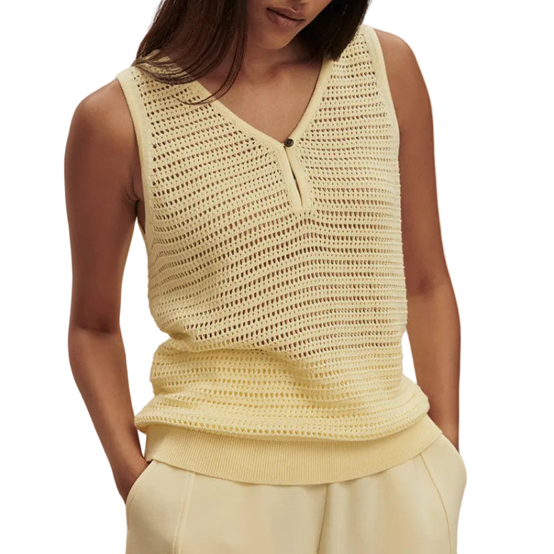 Varley Ramon Knit Tank - Anise Flower