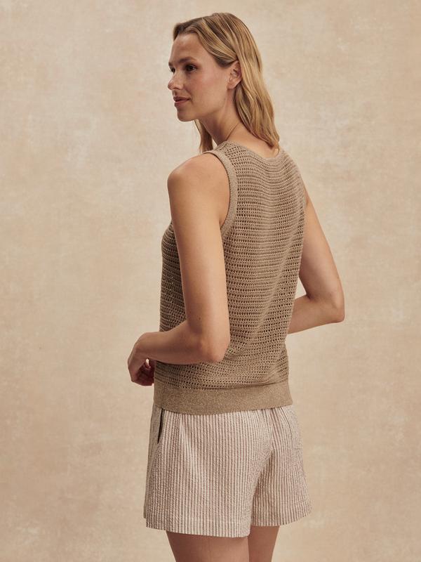 Varley Ramon Knit Tank - Sepia Twist