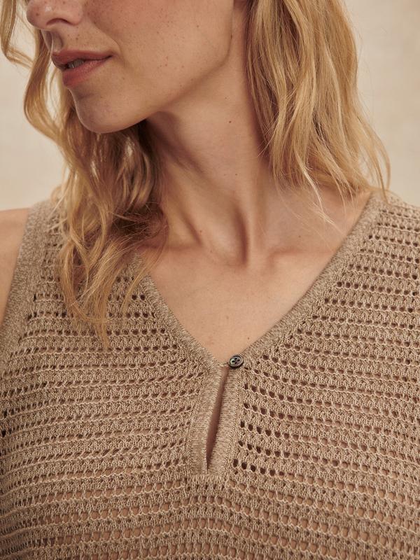 Varley Ramon Knit Tank - Sepia Twist