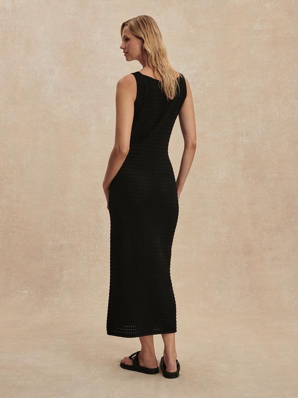 Varley Cusack Knit Dress - Black