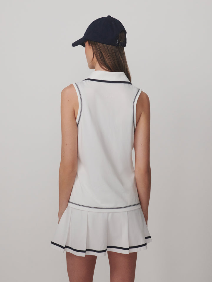 Varley Courtney Skort (14.5") - White/Navy