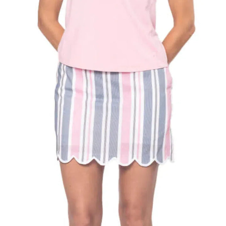 Golftini Vintage Vibes Skort - PInk/Grey