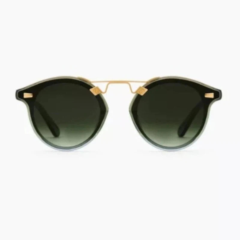 Krewe STL Nylon Polarized Sunglasses - 24K Gold Black/Shadow