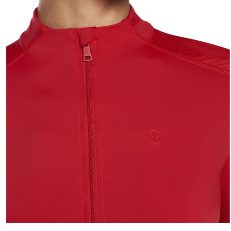 G/FORE Featherweight Full-Zip L/S Top - Cherry