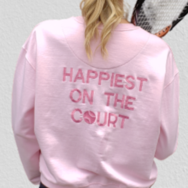 CourtLife Happiest On The Court Sweatshirt