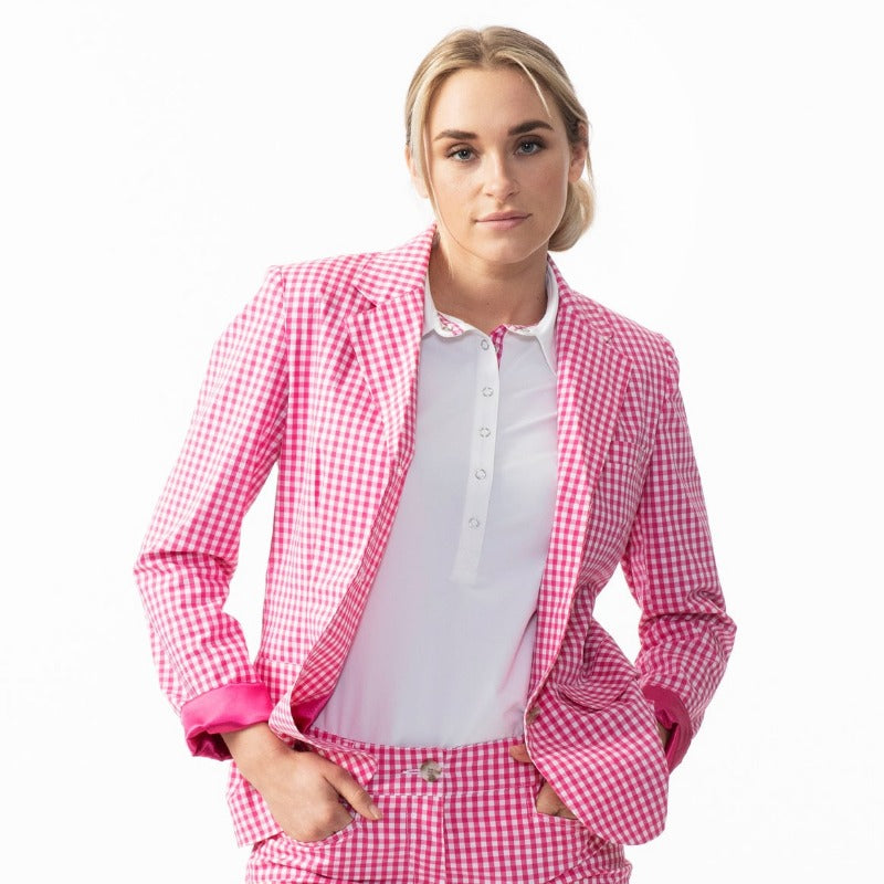Daily Sports Diane Jacket - Pink Check