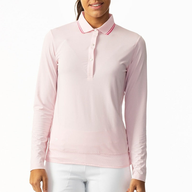 Daily Sports Corina L/S Polo Shirt - Pink