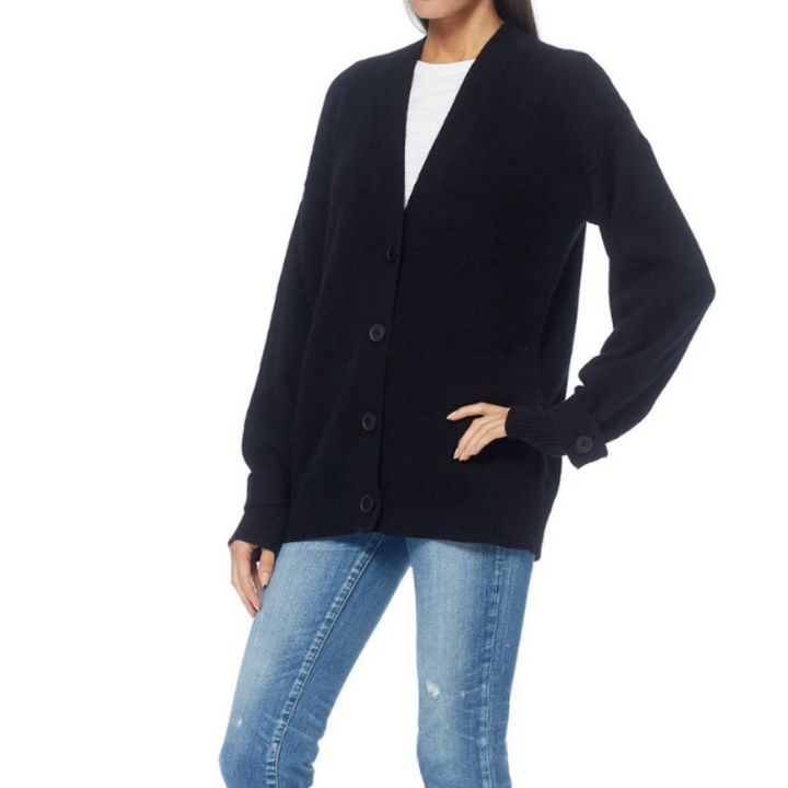 360 Cashmere Jazmine Cardigan - Black