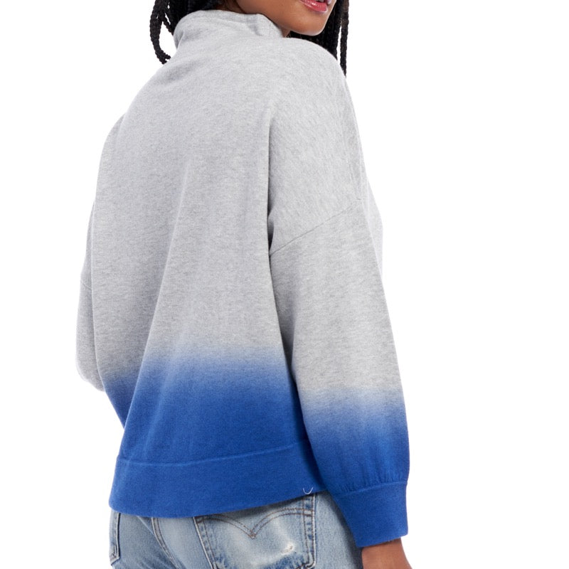 360 Cashmere Coral Sweater - Mist/Azure
