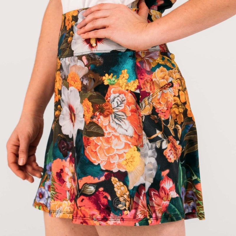 Foray Golf Fantasy Floral Skirt 17" - Multicolour