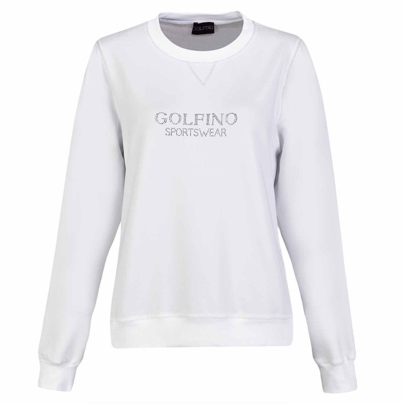 Golfino Sweatshirt - Optic White-Open Court