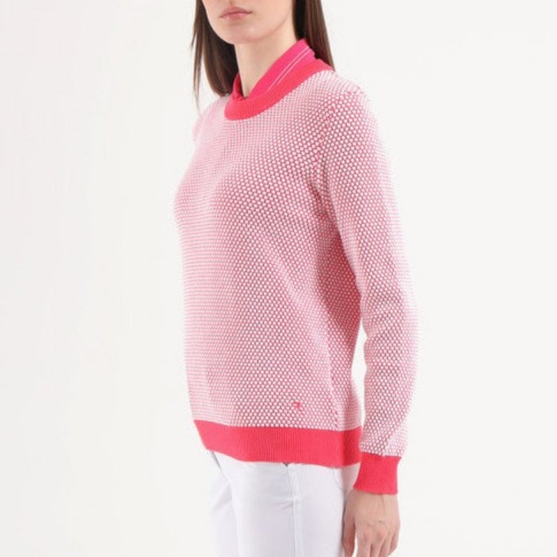Chervò Natura Crew Neck Sweater - Pink