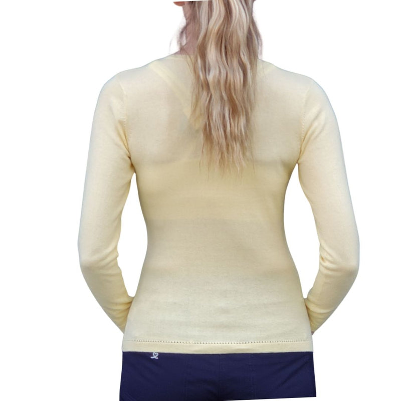 Alashan Cashmere V-Neck Pullover - Banana