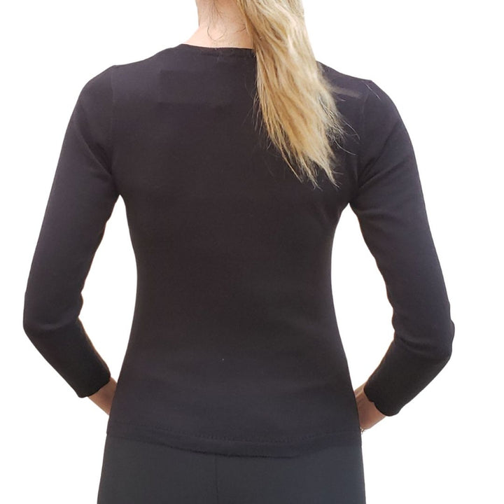 Alashan Cashmere V-Neck Pullover - Black