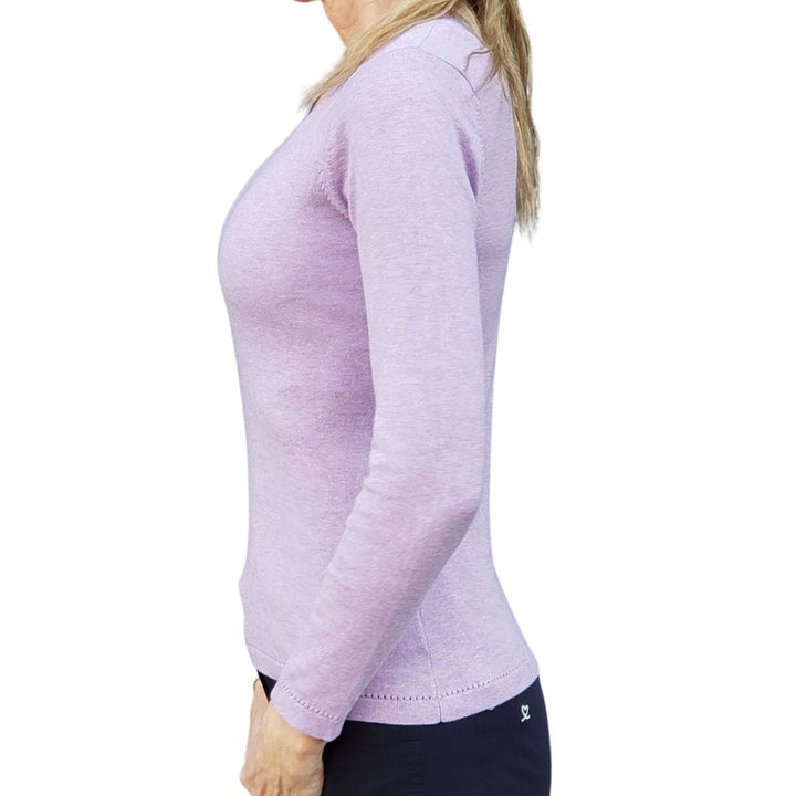 Alashan Cashmere V - Neck Pullover - Lavender