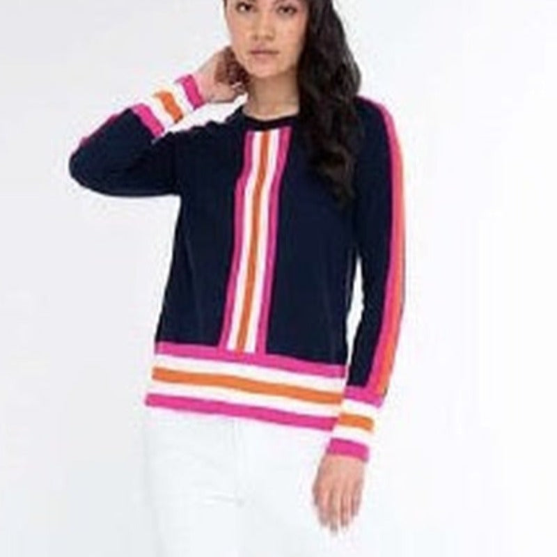 Alashan Cashmere Stretch Pullover - Navy