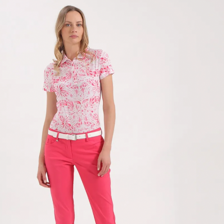 Chervò Atanasia S/S Polo - Pink Print