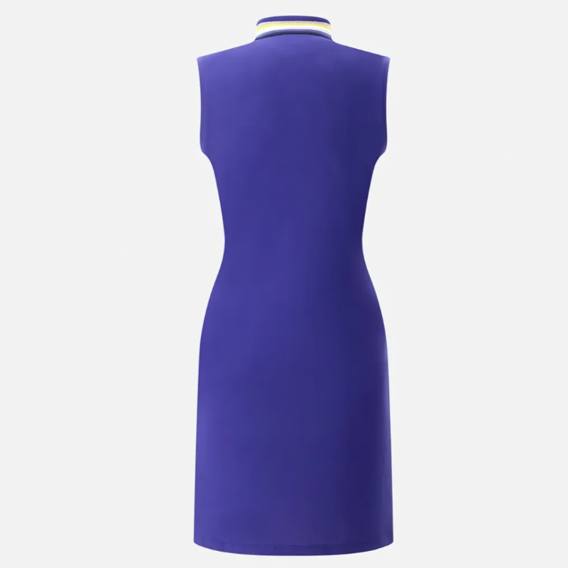 Chervò Just S/L Polo Dress - Purple