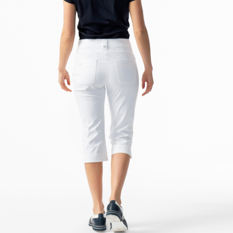 Daily Sports Lyric Capri - White