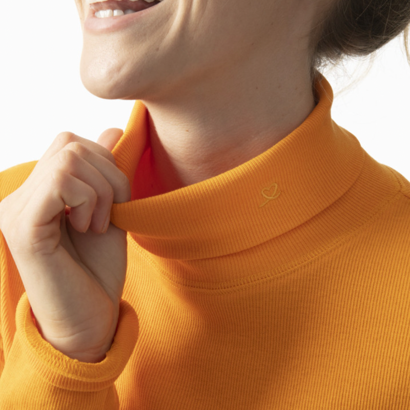 Daily Sports Maggie Turtleneck Sweater - Orange