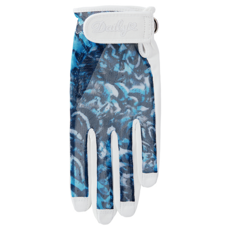 Daily Sports Silja Sun Glove - Blue/White Print