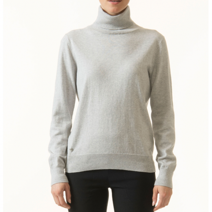 Daily Sports Trissie Turtleneck Sweater - Stone