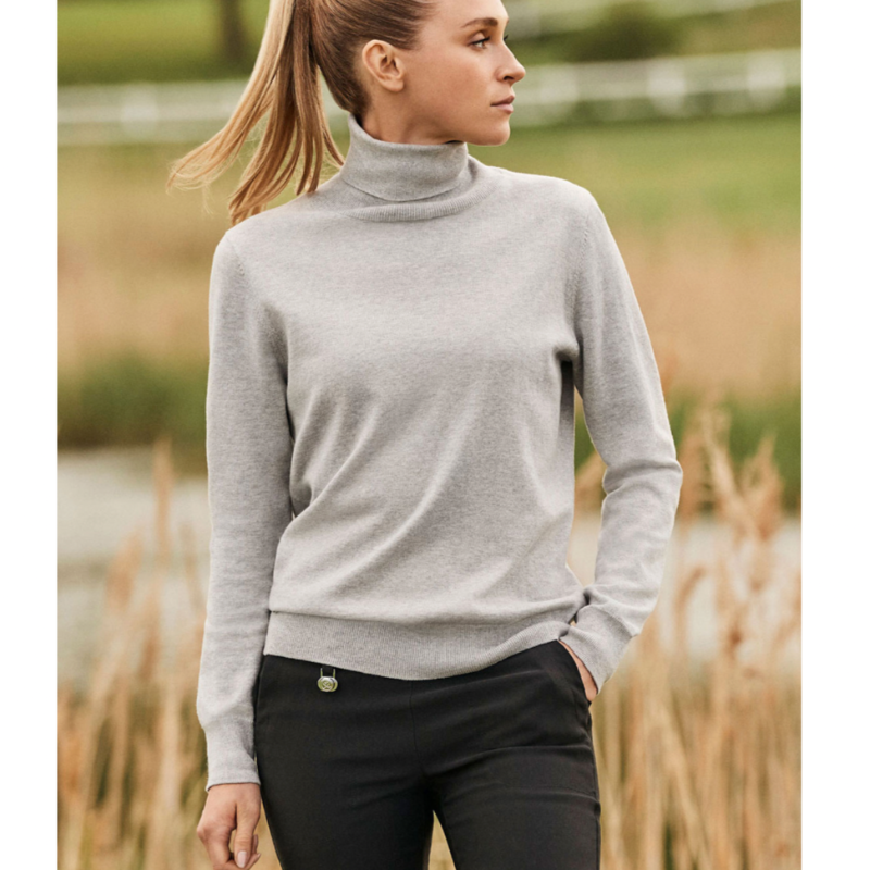 Daily Sports Trissie Turtleneck Sweater - Stone