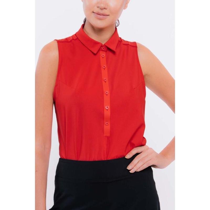 Foray Golf Core 3.0 S/L Polo - Rosso Red