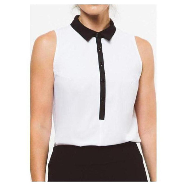 Foray Golf Core 3.0 S/L Polo - White/Blk