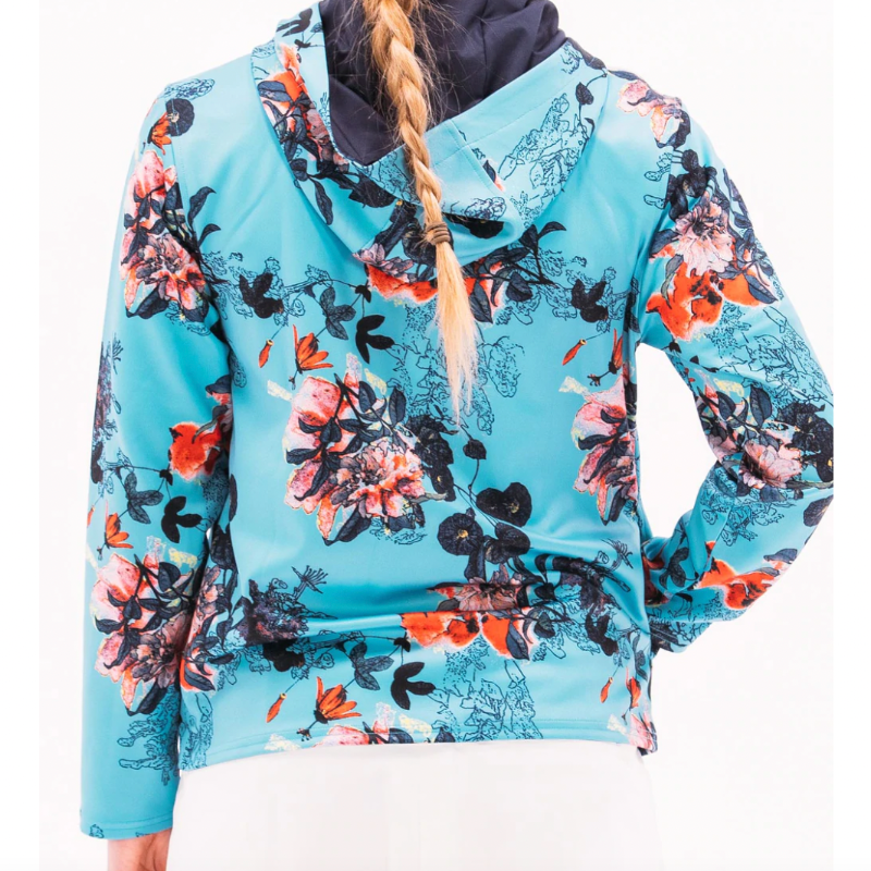 Foray Golf Divine Floral Hoodie - Blue