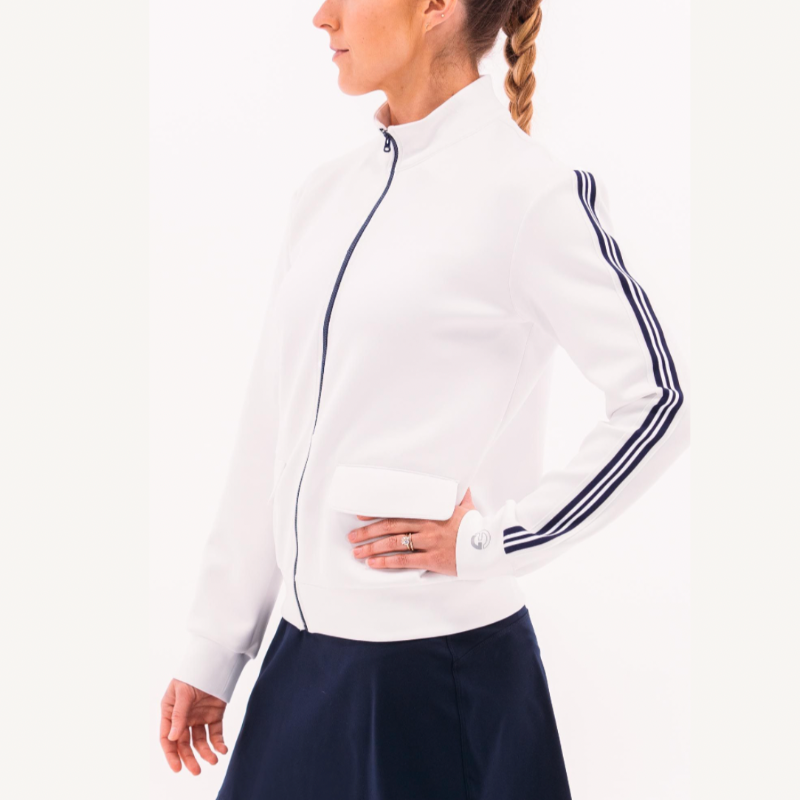 Foray Golf Edit Jacket - White(Braid Trim)