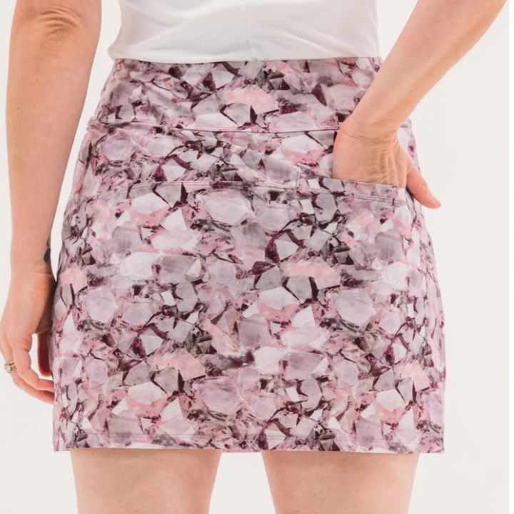 Foray Golf Hidden Pocket Skort - Pink Crystal