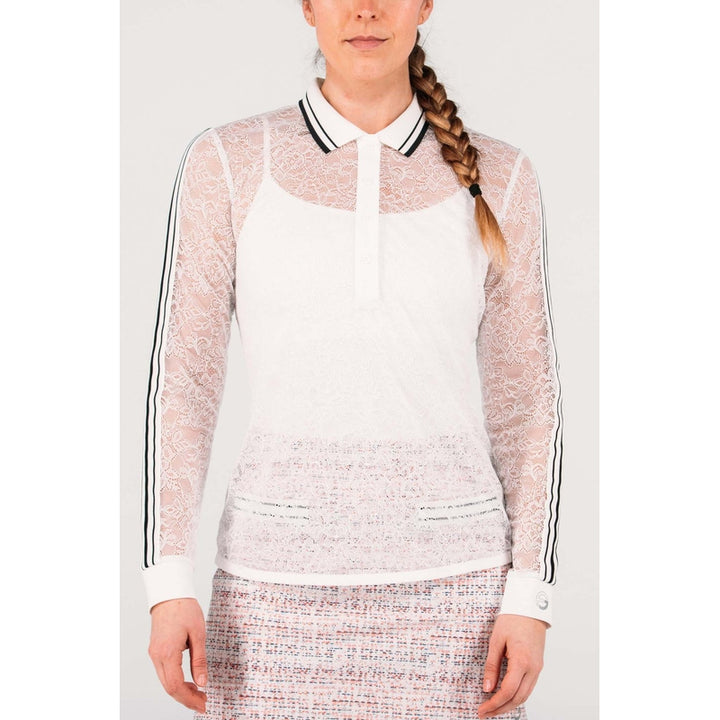 Foray Golf Society Lace Shirt - White