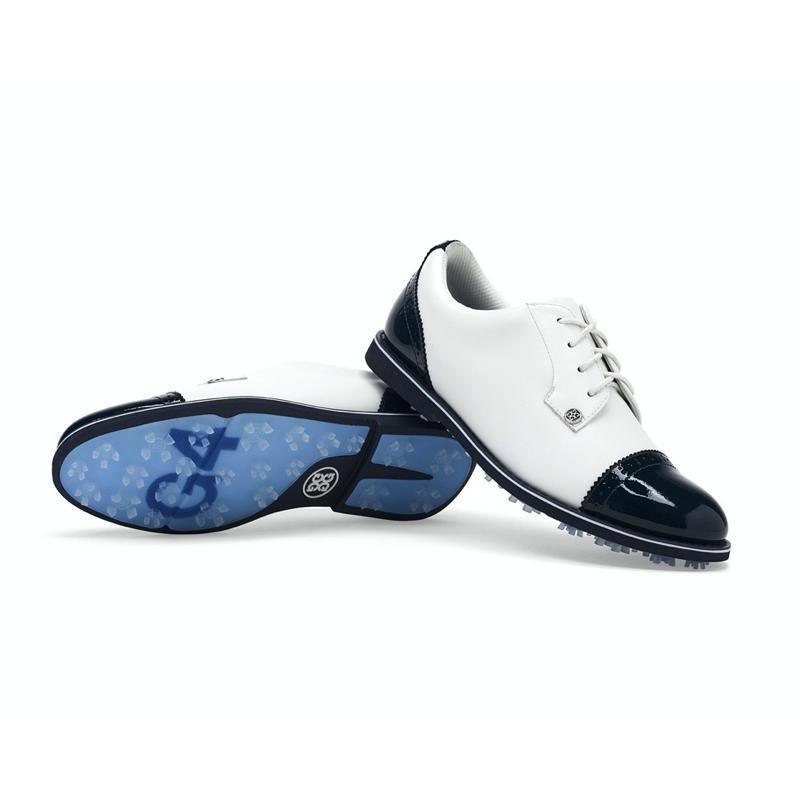 G/FORE Cap Toe Gallivanter Golf Shoe - Snow/Twilight